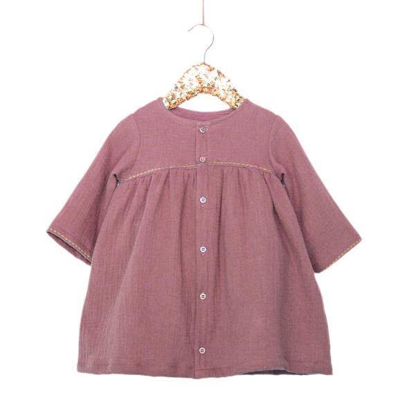 STOCKHOLM Blouse ou robe fille Patron de couture pochette - L'atelier de Gaspard et Léonie