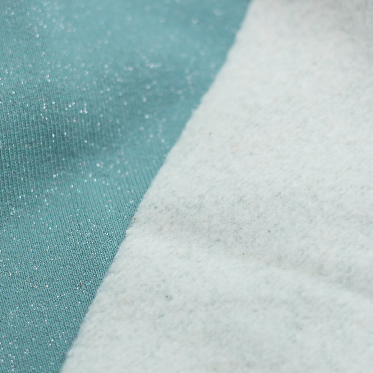 Tissu French Terry Glitter Mint (Vendu x10cm) Tissus Sélection Gaspard & Léonie | Gaspard et Léonie Tissus Mercerie Toulouse