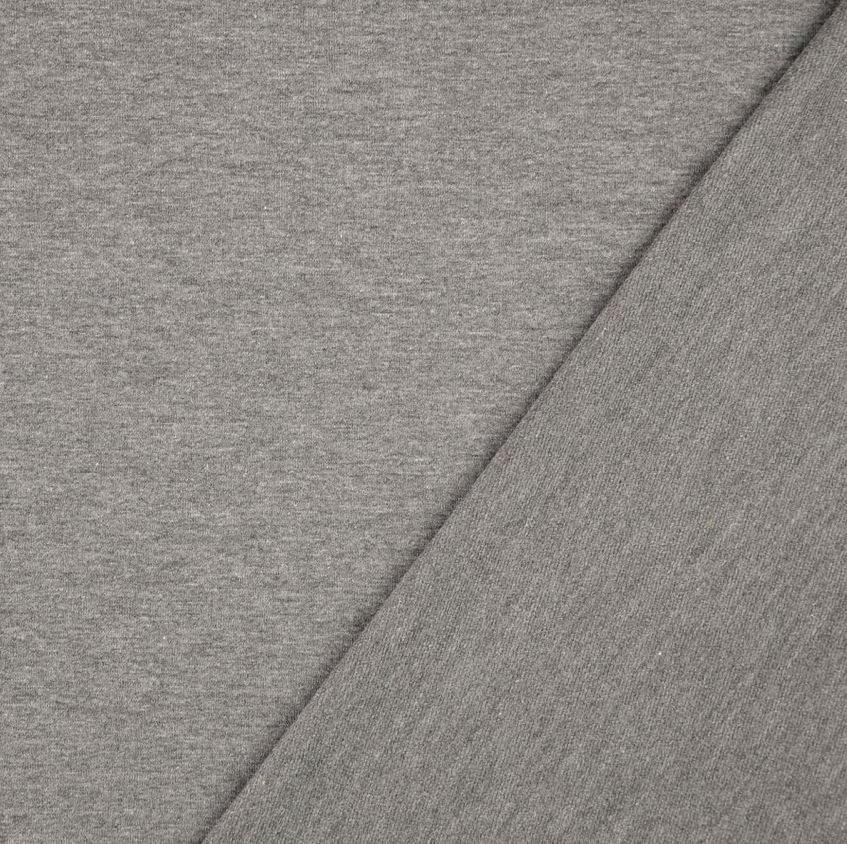 Tissu French Terry Uni - Gris Chiné (Vendu x10cm) Tissus Sélection Gaspard & Léonie | Gaspard et Léonie Tissus en ligne et Mercerie à Toulouse