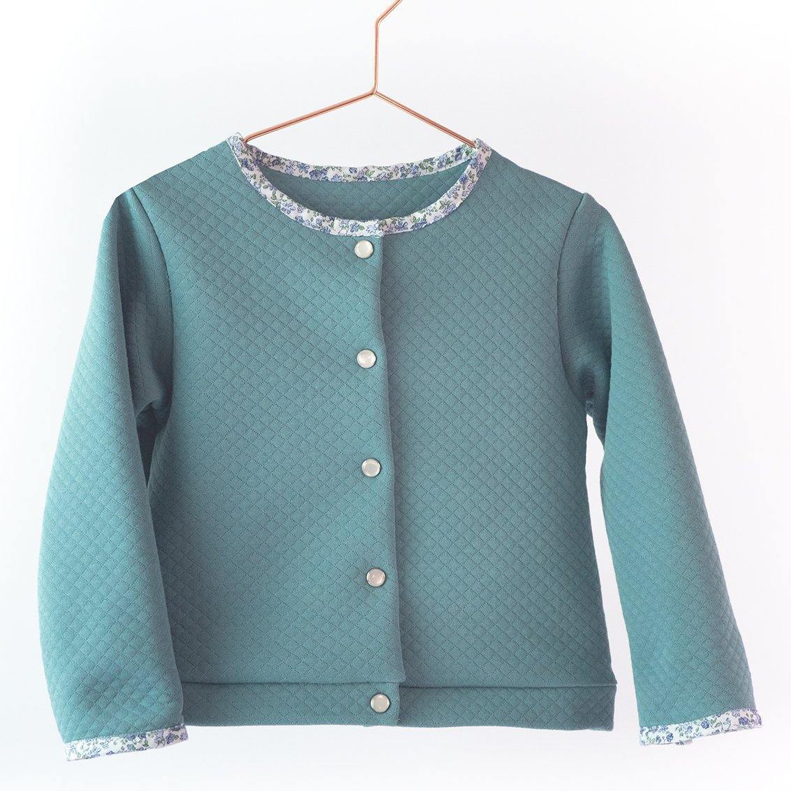 VEGA Enfant Cardigan Mixte Patron de couture pochette - L'atelier de Gaspard et Léonie