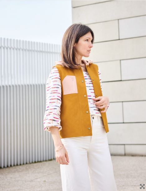 Veste femme ALCOVE Patron de couture pochette - Atelier SCÄMMIT Patron de couture ATELIER SCÄMMIT | Gaspard et Léonie Tissus en ligne et Mercerie à Toulouse